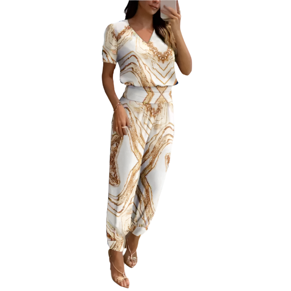 Arianna – Elegant Luxury Top & Pants Set for Women
