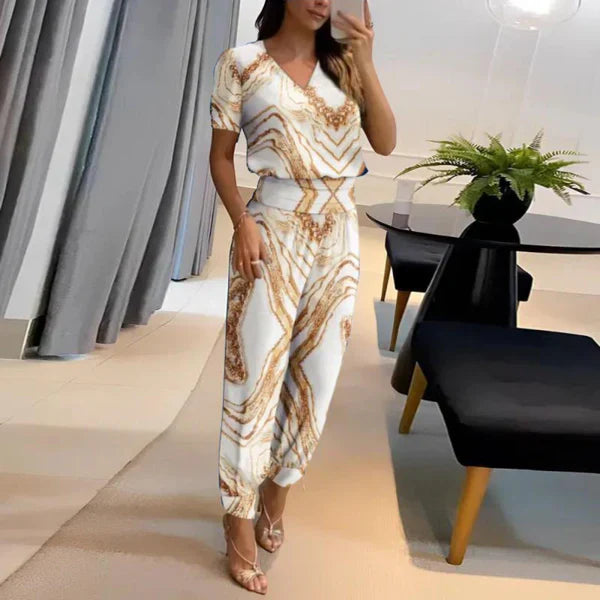 Arianna – Elegant Luxury Top & Pants Set for Women