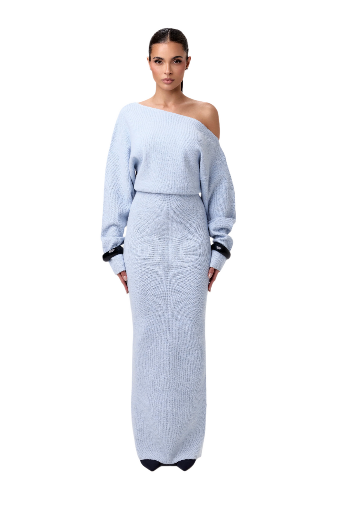 Anica – Off-Shoulder Women’s Knit Sweater Dress