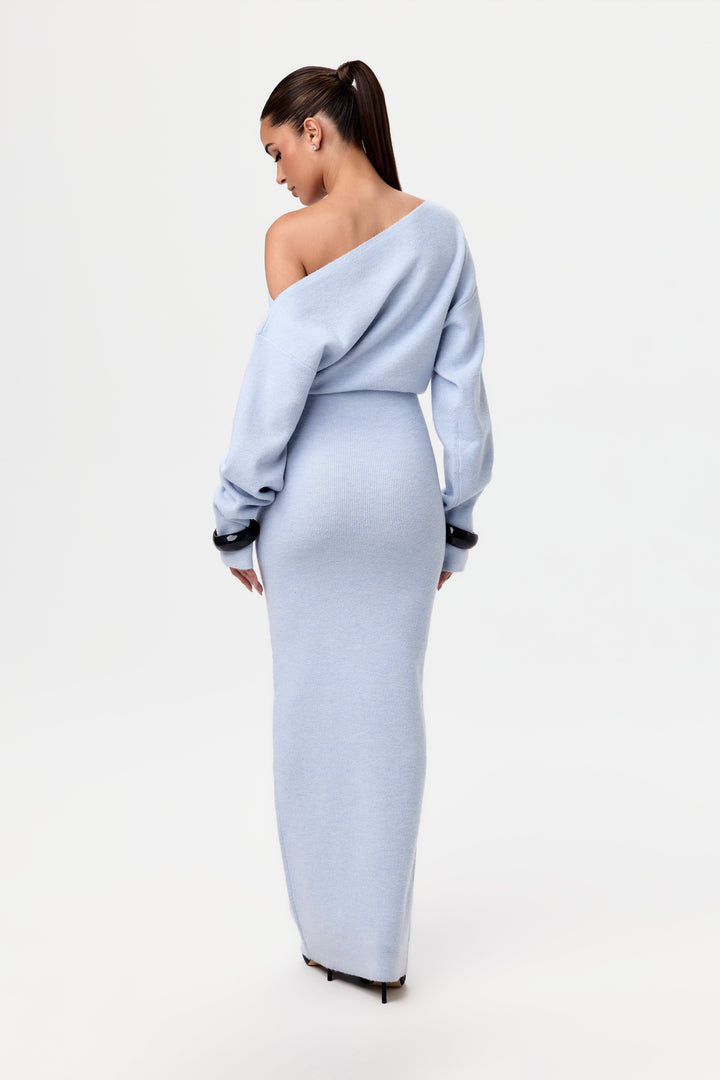 Anica – Off-Shoulder Women’s Knit Sweater Dress