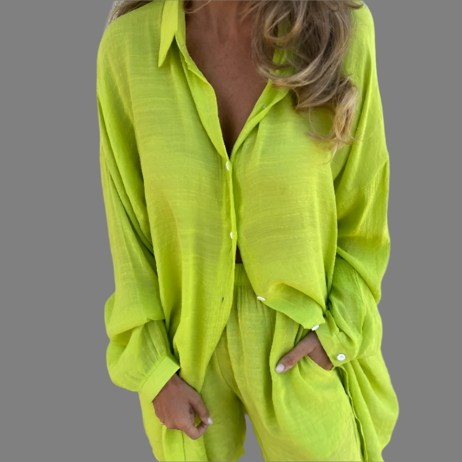 Amélie – Comfortable Long-Sleeve Blouse Set for Women