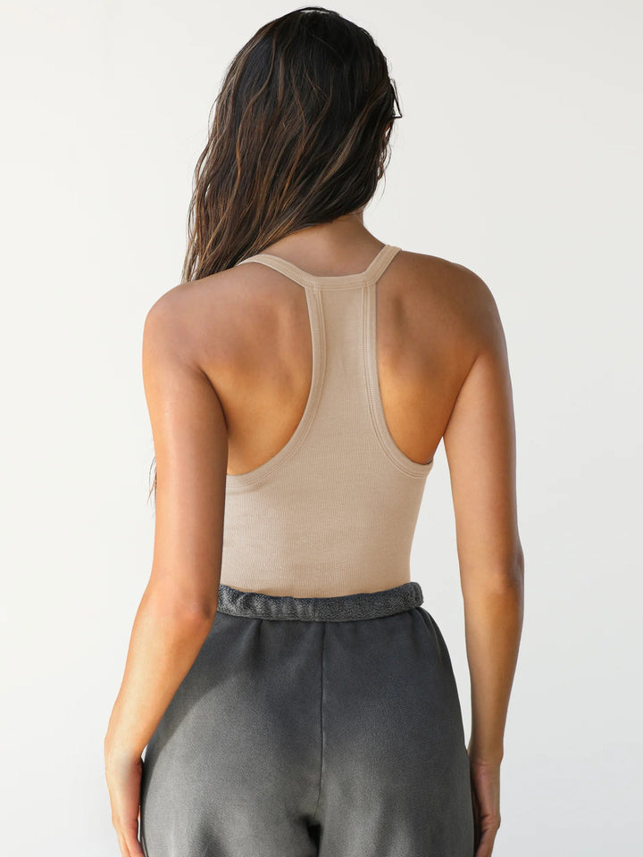 Noémie – Women’s Ribbed Racerback Tank Top