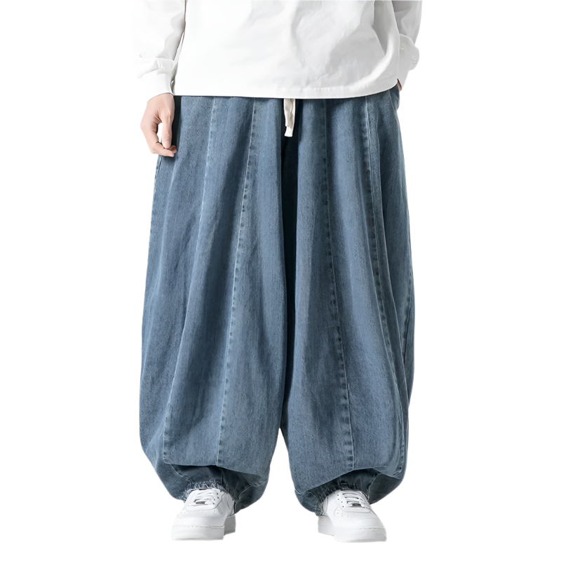 Luca – Retro-Fit Men’s Wide-Leg Denim Pants