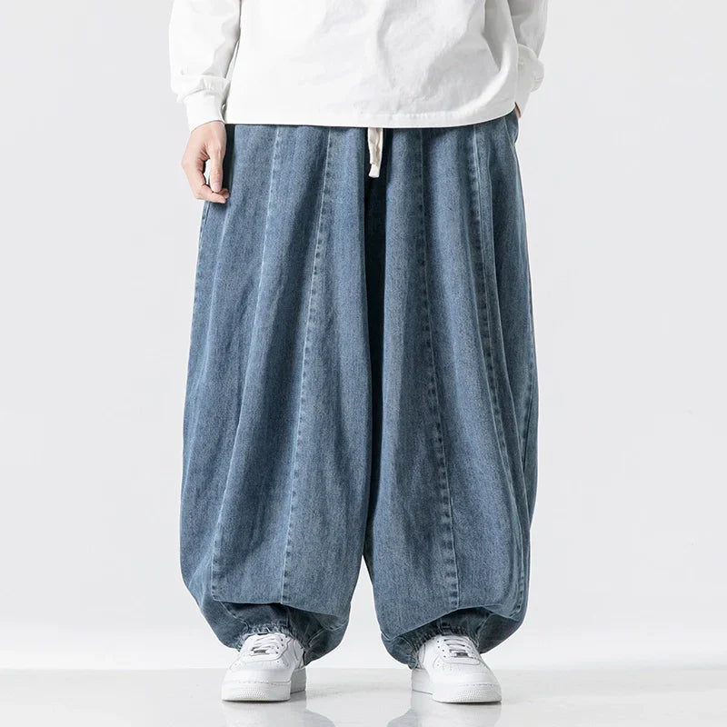 Luca – Retro-Fit Men’s Wide-Leg Denim Pants