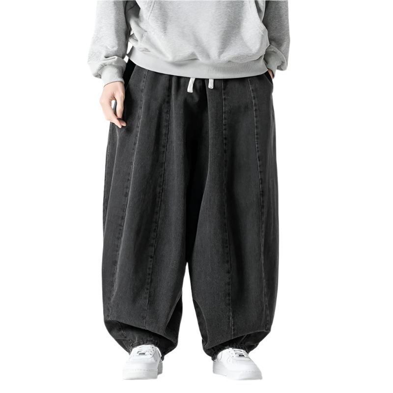Luca – Retro-Fit Men’s Wide-Leg Denim Pants