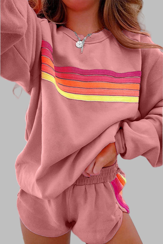 Flora – Women’s Striped Pajama Set