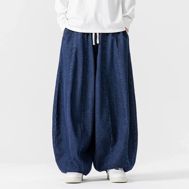 Luca – Retro-Fit Men’s Wide-Leg Denim Pants