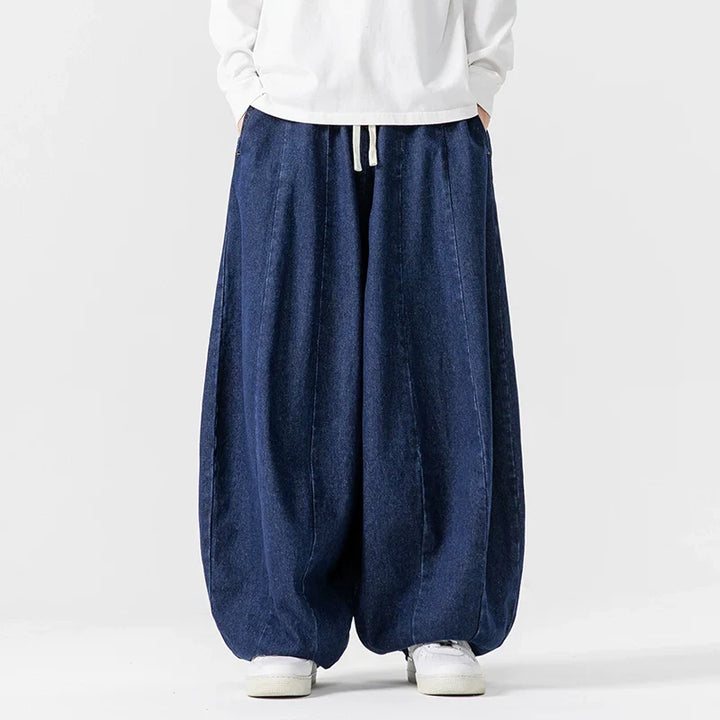 Luca – Retro-Fit Men’s Wide-Leg Denim Pants