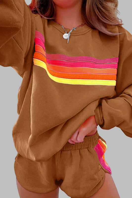 Flora – Women’s Striped Pajama Set