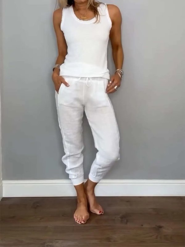 Gracelyn – Linen Women’s Summer Set