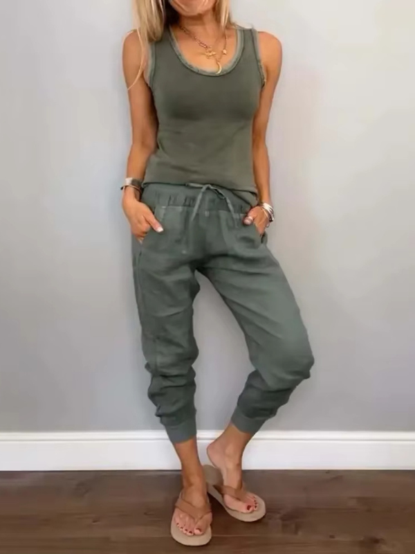Gracelyn – Linen Women’s Summer Set