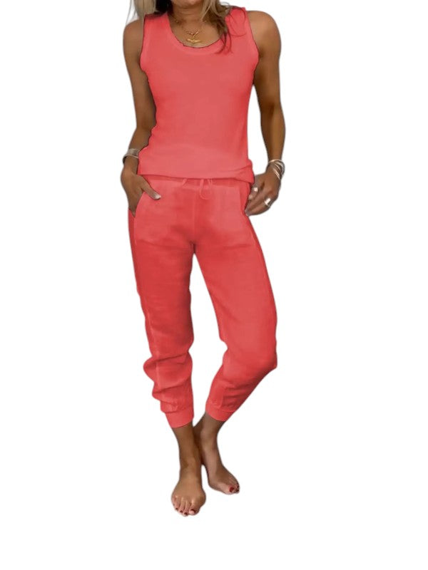 Gracelyn – Linen Women’s Summer Set