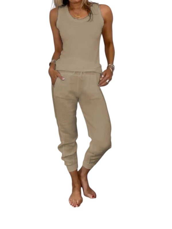 Gracelyn – Linen Women’s Summer Set