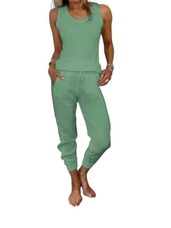 Gracelyn – Linen Women’s Summer Set