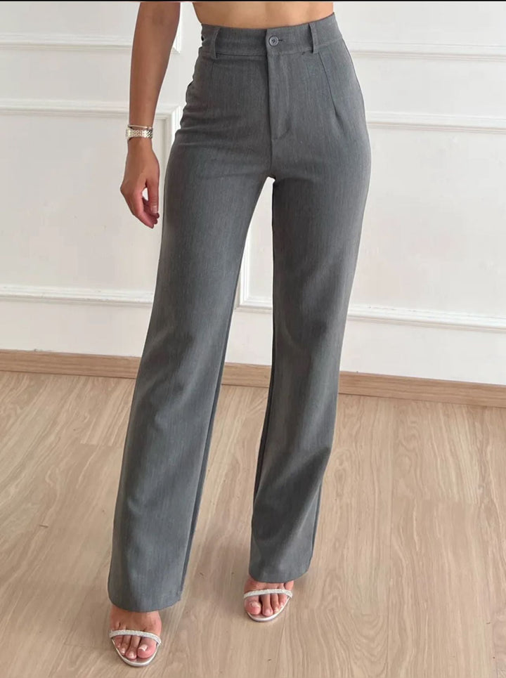 Ananya – Tailored Fit Women’s Neutral Trousers
