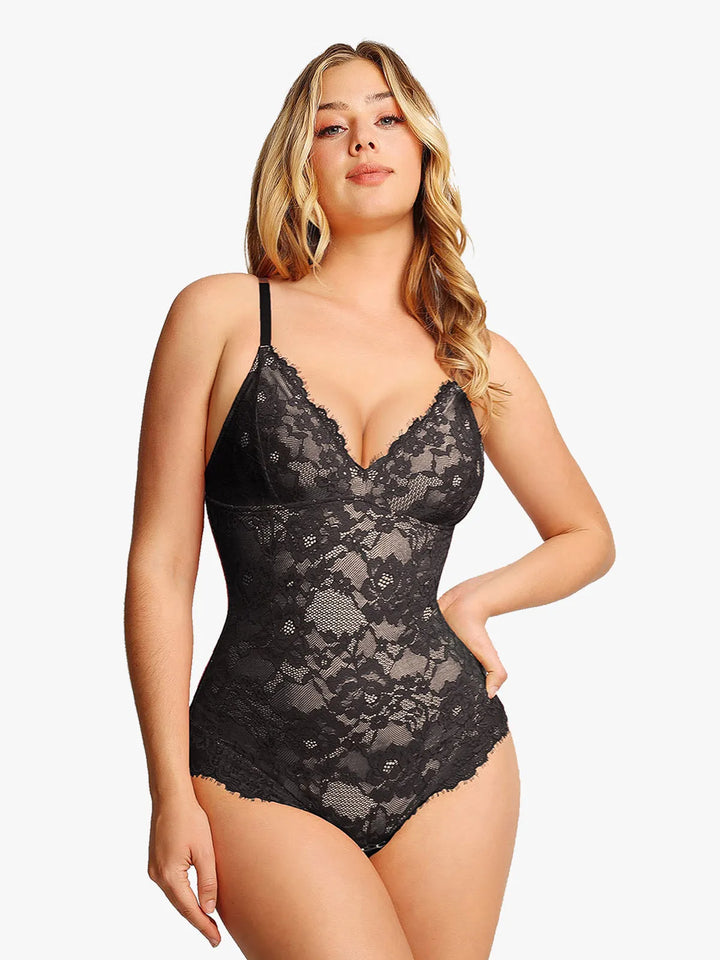 Céleste – Full Lace Shaping Bodysuit for Women