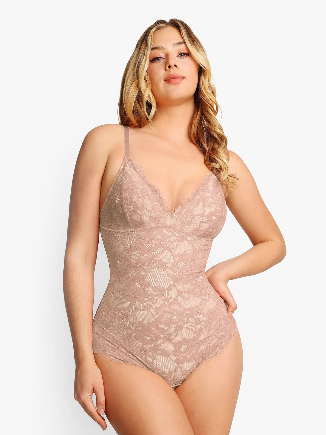 Céleste – Full Lace Shaping Bodysuit for Women