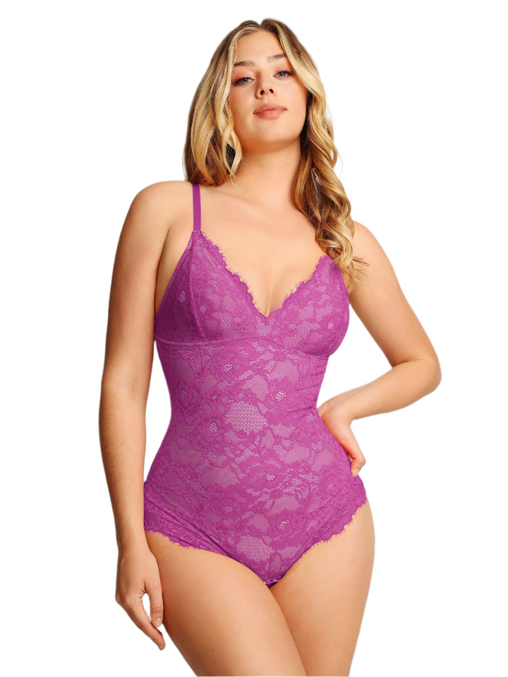 Céleste – Full Lace Shaping Bodysuit for Women