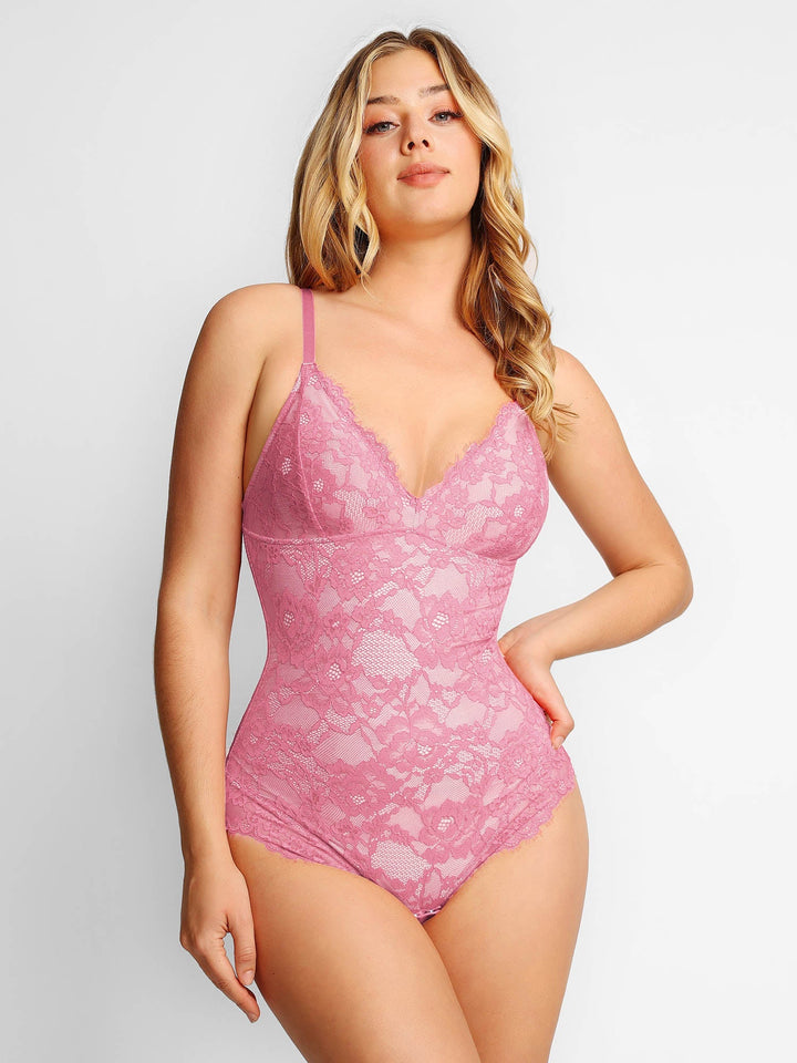 Céleste – Full Lace Shaping Bodysuit for Women
