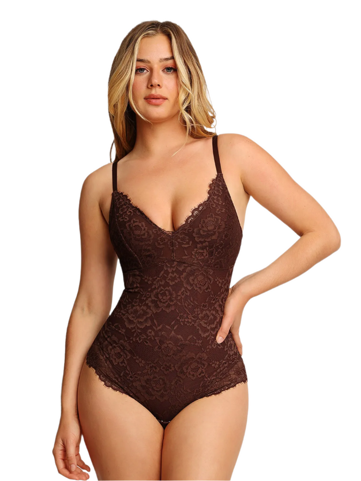 Céleste – Full Lace Shaping Bodysuit for Women