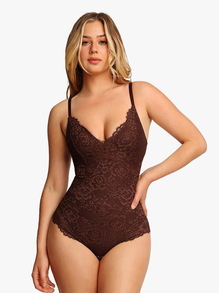 Céleste – Full Lace Shaping Bodysuit for Women
