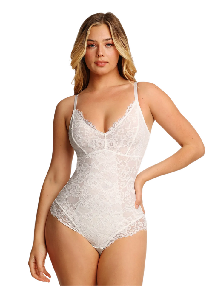 Céleste – Full Lace Shaping Bodysuit for Women
