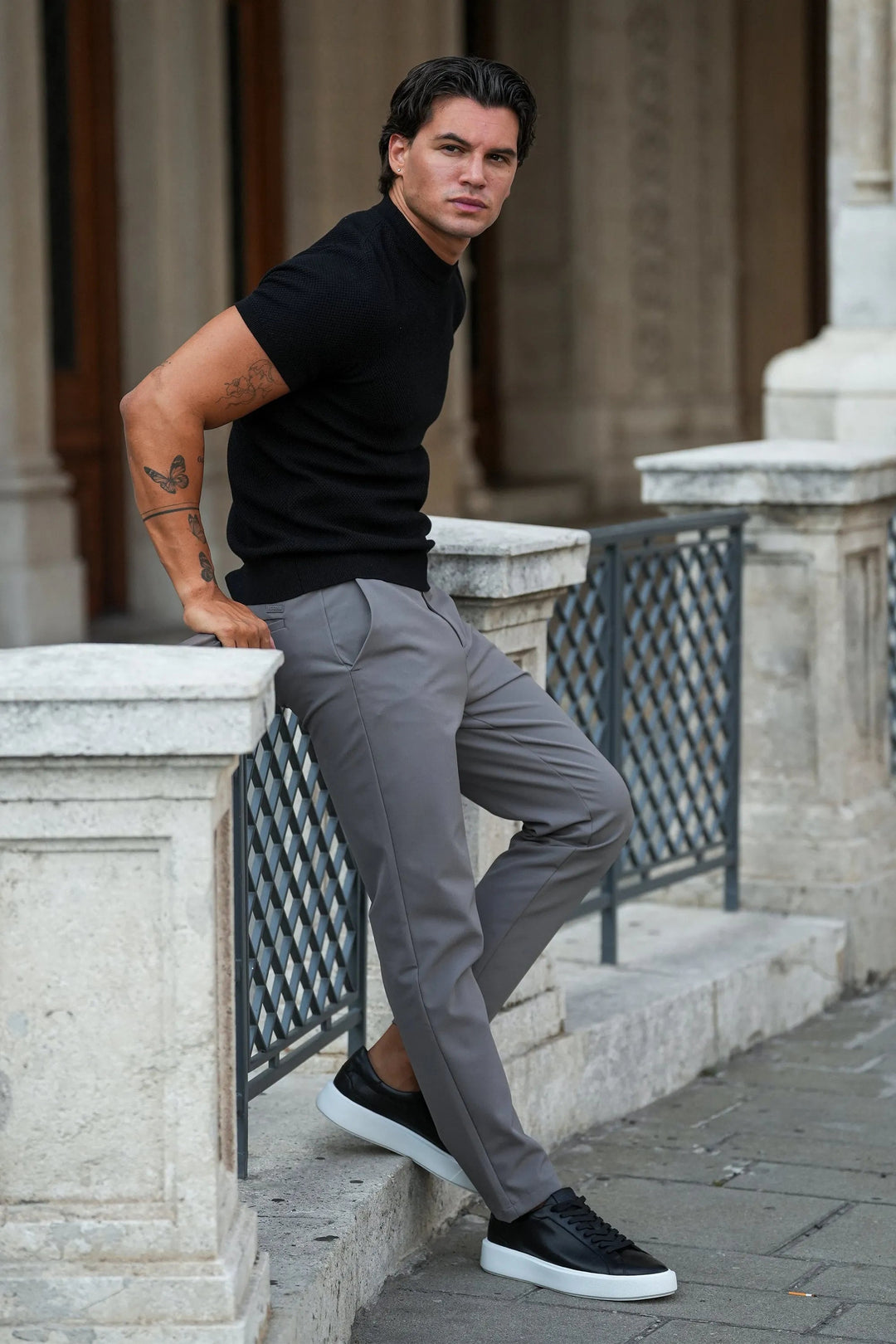 Ace – Slim-Fit Men’s Tech Trousers