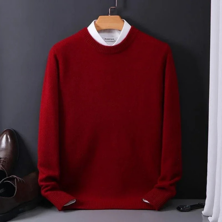Enrique – Luxurious Men’s Cashmere Crew Neck Sweater