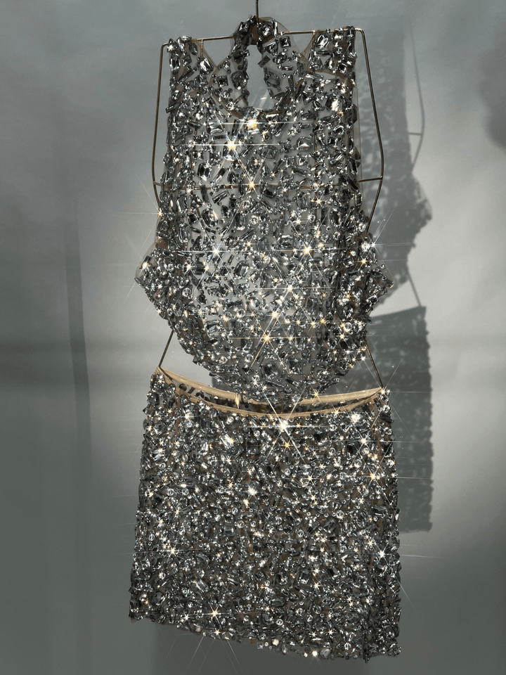 Giulietta – Sheer Mesh Rhinestone Women’s Party Dress