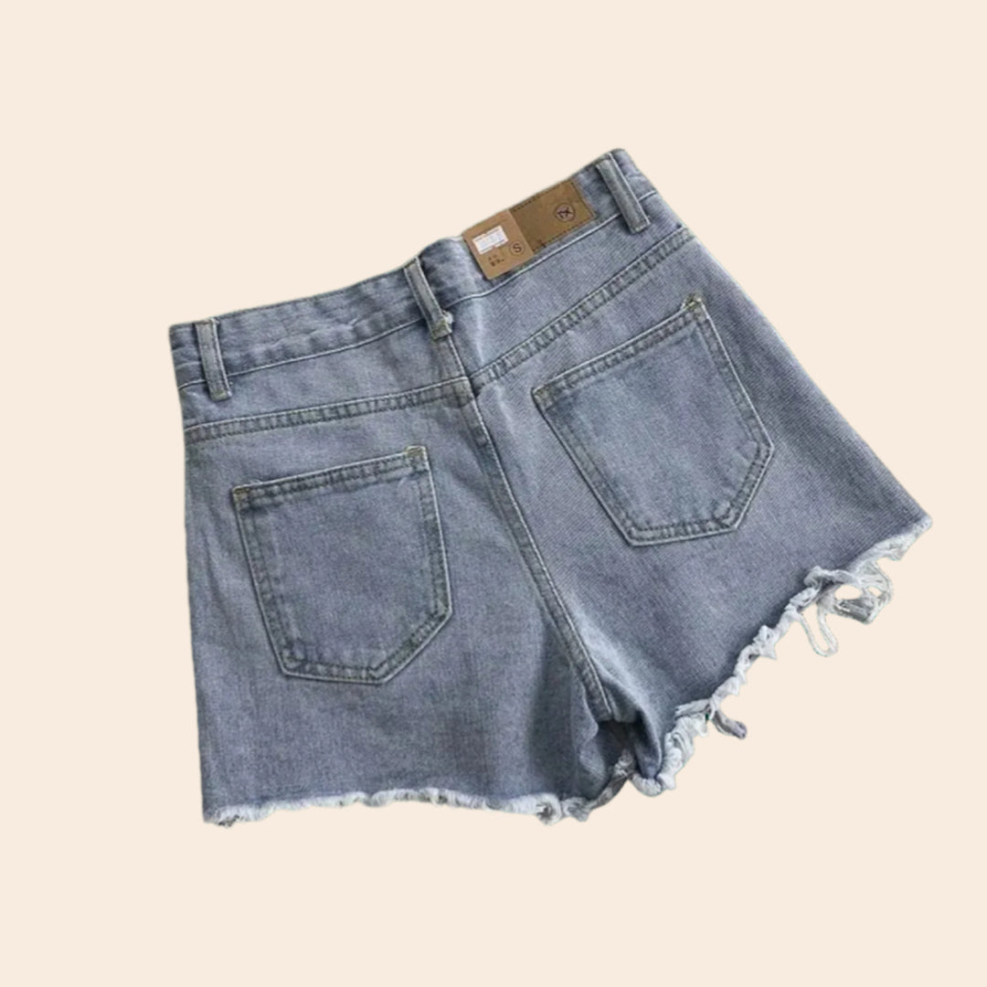 Mariece – High-Waist Women’s Blue Denim Street Shorts