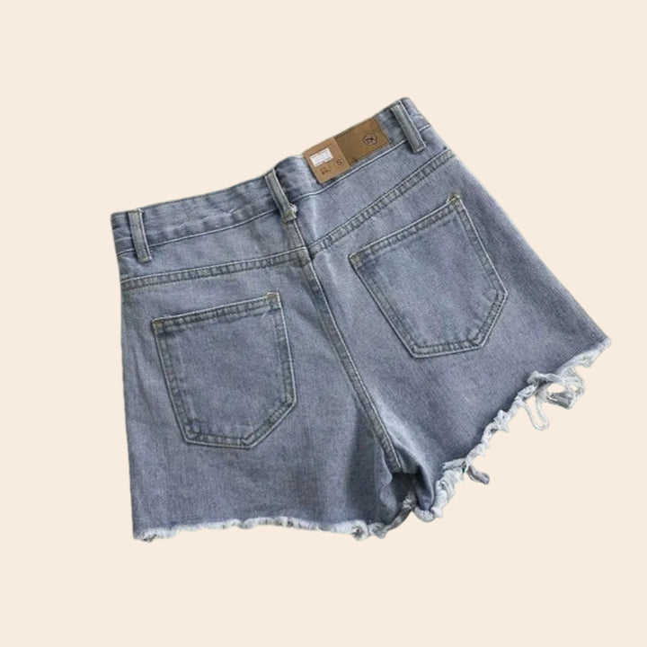 Mariece – High-Waist Women’s Blue Denim Street Shorts
