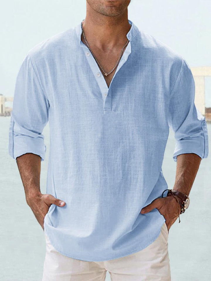 Victor – Relaxed Men’s Linen Resort Shirt
