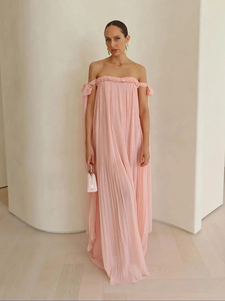 Chloé – Women's Off-the-Shoulder Braid Maxi Dress