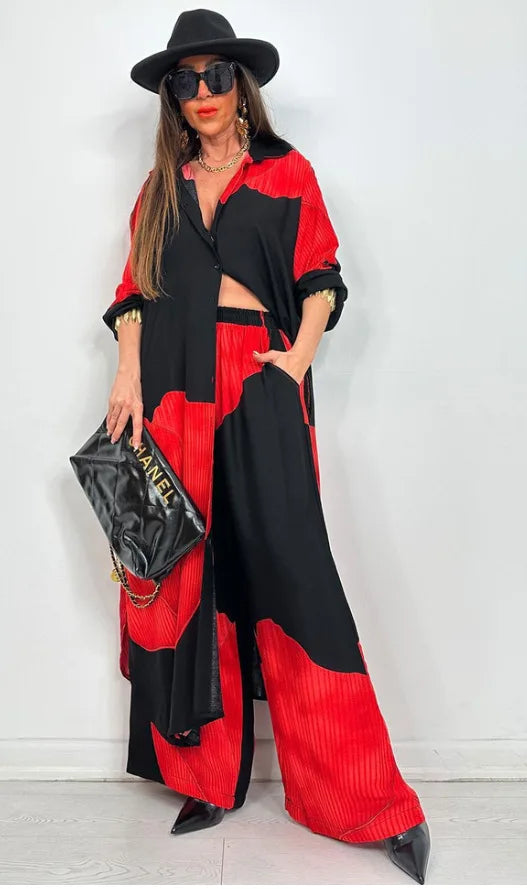 Sofia – Printed Women’s Two-Piece Spring-Summer Set