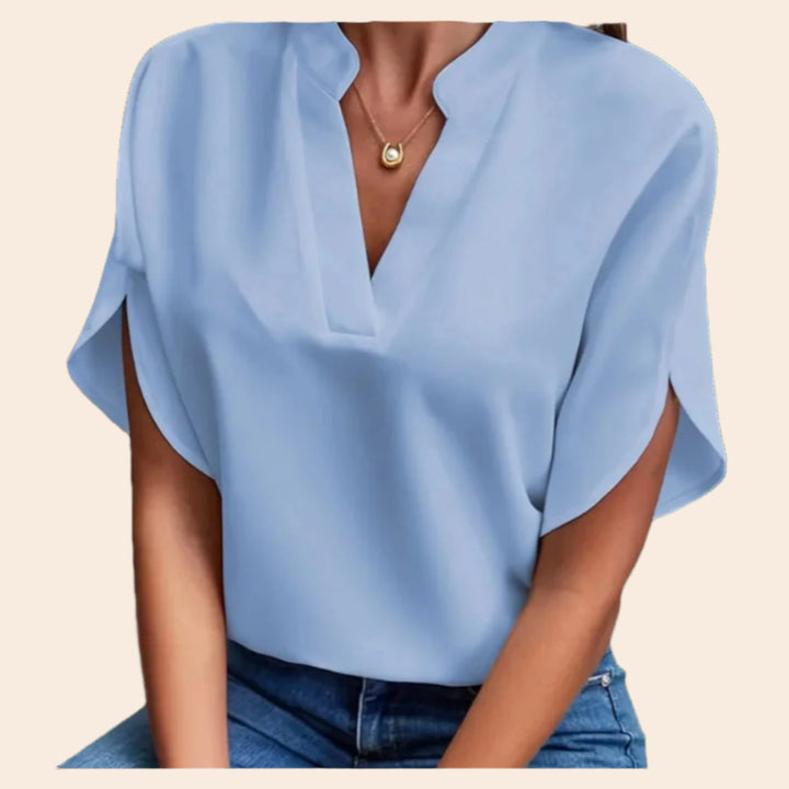 Amara – V-Neck Women’s Summer Blouse