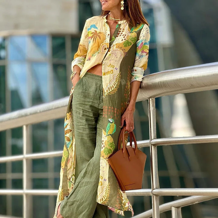 Chiara – Lightweight Women’s Linen Summer Set