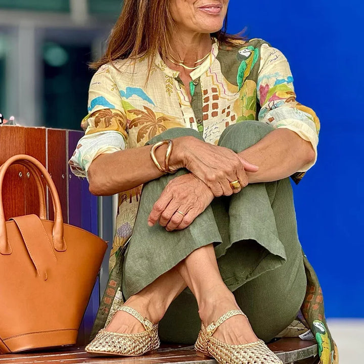 Chiara – Lightweight Women’s Linen Summer Set