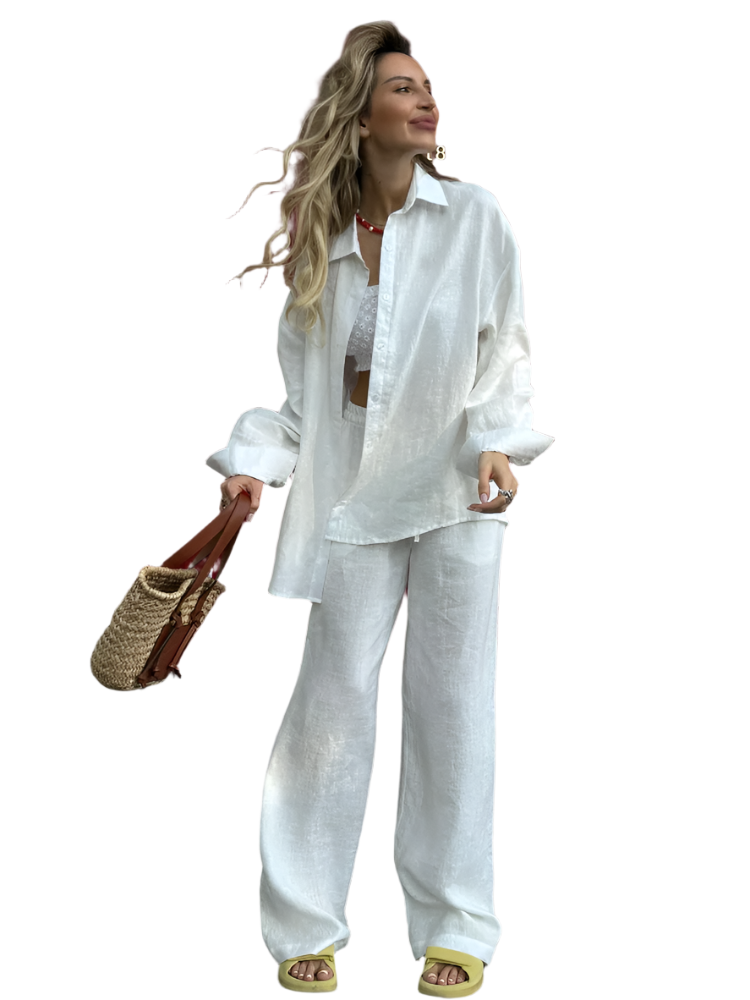 Amelia – Stylish Women’s 2-Piece Strapless Set with Pleated Belt