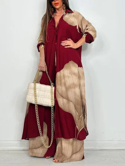Sofia – Printed Women’s Two-Piece Spring-Summer Set