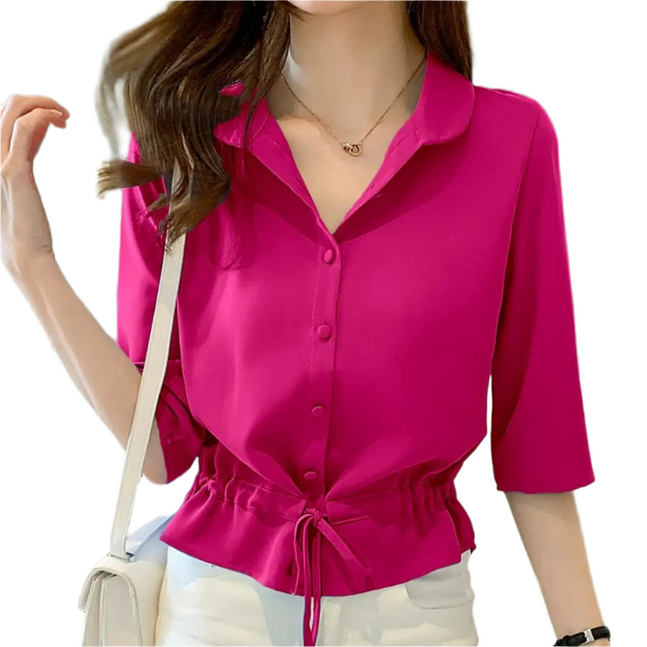 Alexis – Lace Accent Women’s Polo Shirt