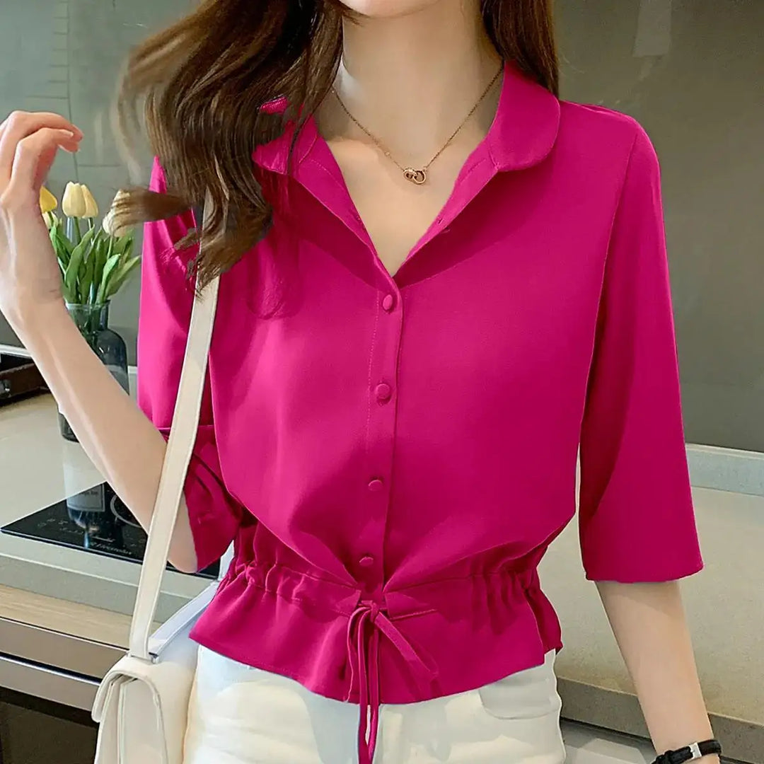 Alexis – Lace Accent Women’s Polo Shirt