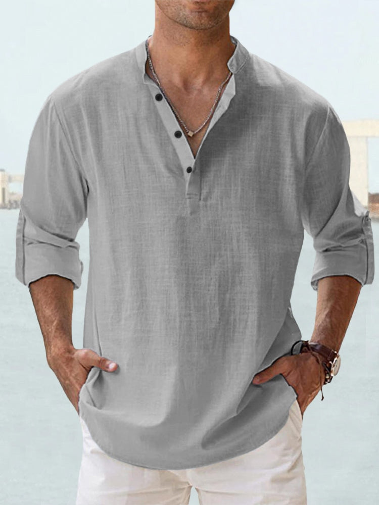 Victor – Relaxed Men’s Linen Resort Shirt