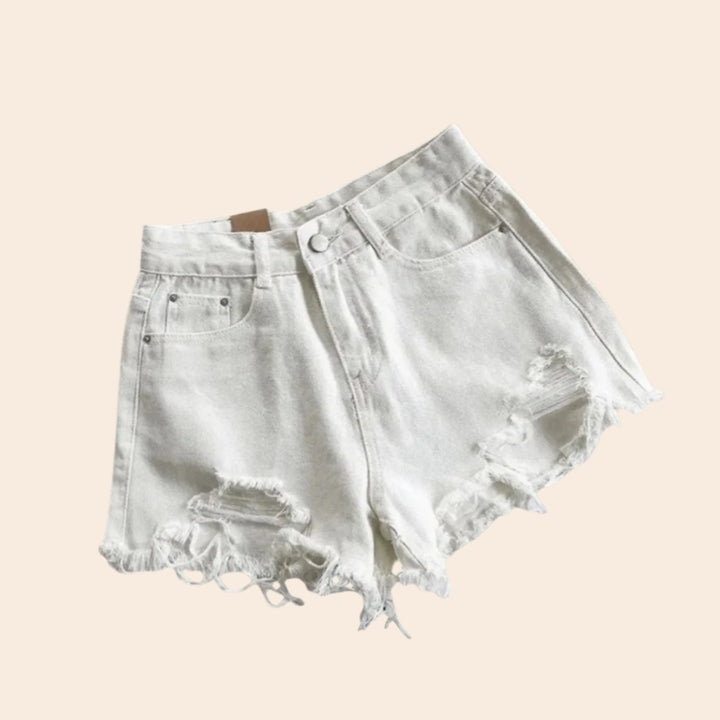 Mariece – High-Waist Women’s Blue Denim Street Shorts