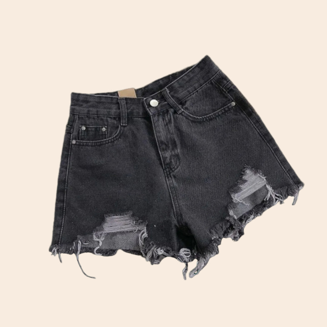 Mariece – High-Waist Women’s Blue Denim Street Shorts