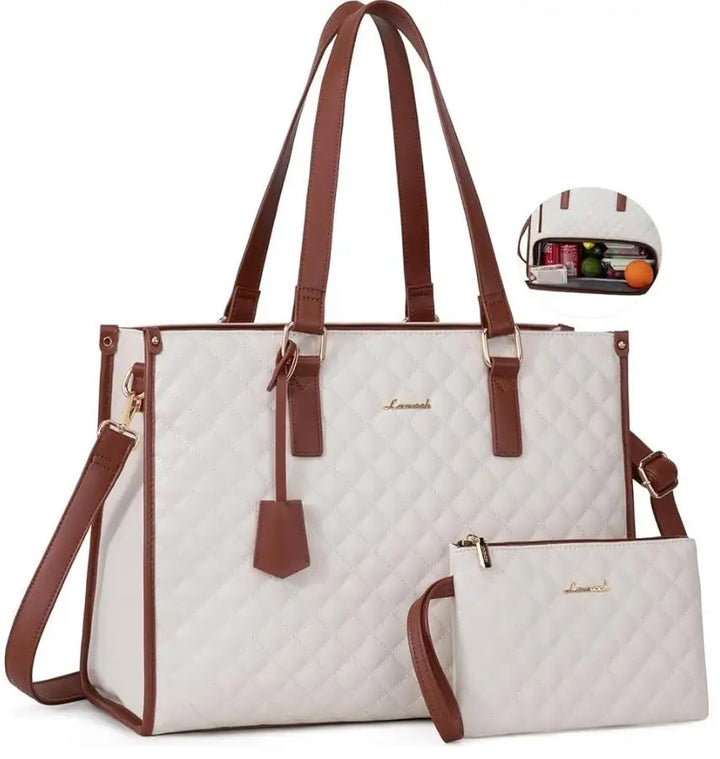 Léa – Women’s Quilted Pickleball Crossbody Backpack