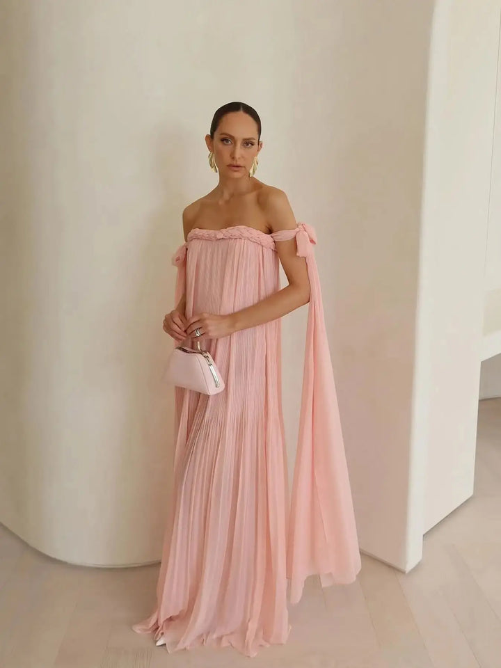 Chloé – Women's Off-the-Shoulder Braid Maxi Dress