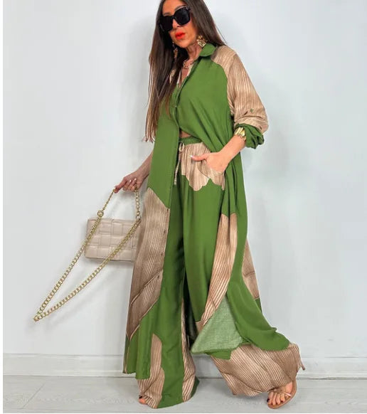 Sofia – Printed Women’s Two-Piece Spring-Summer Set