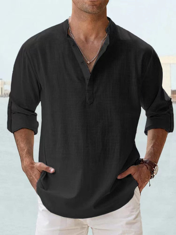 Victor – Relaxed Men’s Linen Resort Shirt