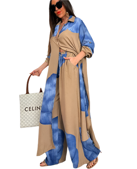 Sofia – Printed Women’s Two-Piece Spring-Summer Set