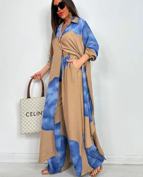 Sofia – Printed Women’s Two-Piece Spring-Summer Set
